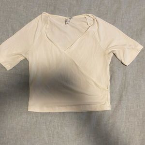 & Other Stories Wrapped Croptop